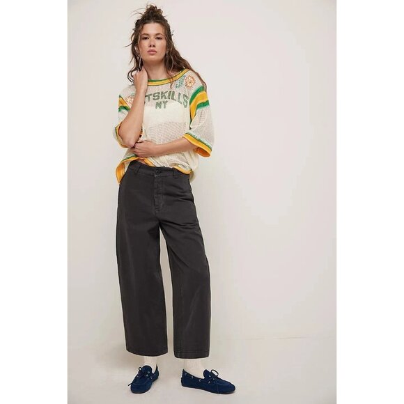 Free People We The Free Laydown Chino Pants Cotton High Rise Classic XS-0 278130